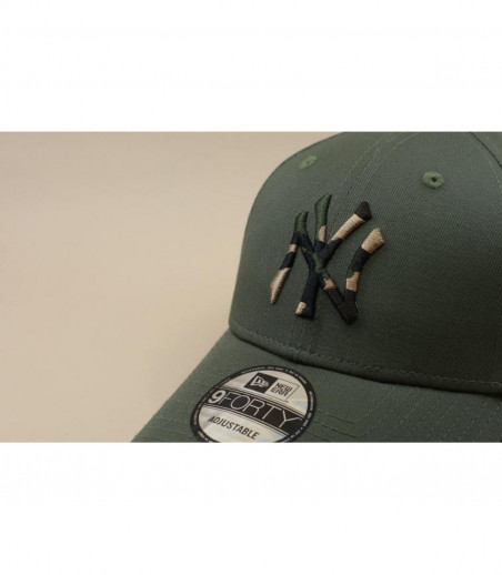 casquette enfant NY vert camo